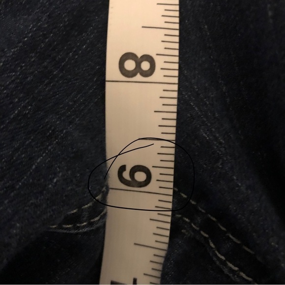 NY&C Lower Waist Curvy Bootcut Blue Jeans Women’s Size 8 New York And Company - Picture 12 of 14